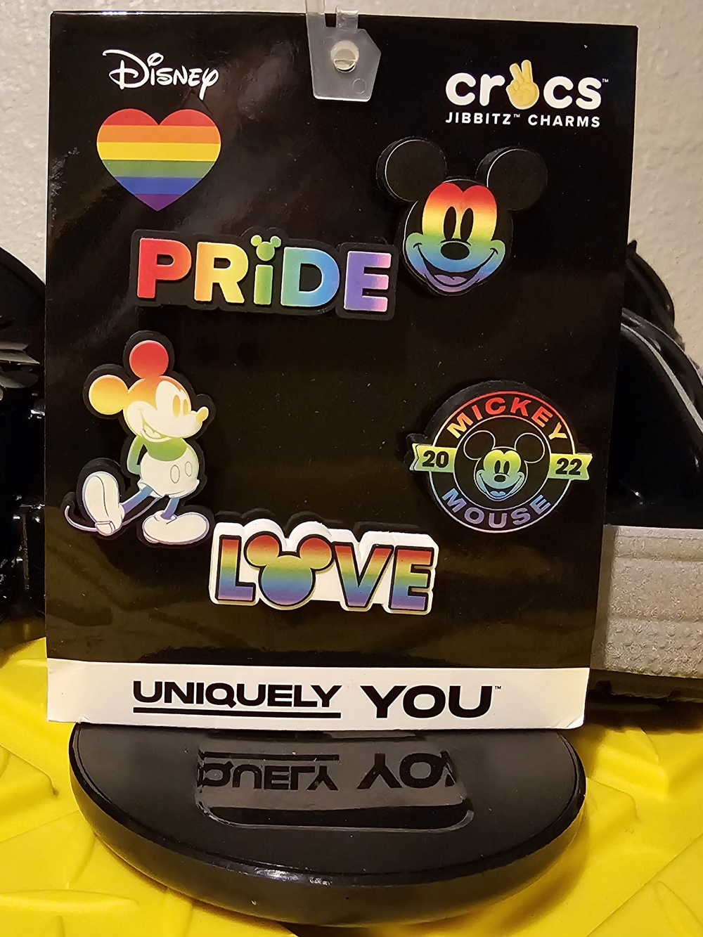 Retired Disney Rainbow Pride Mickey Crocs Jibbitz